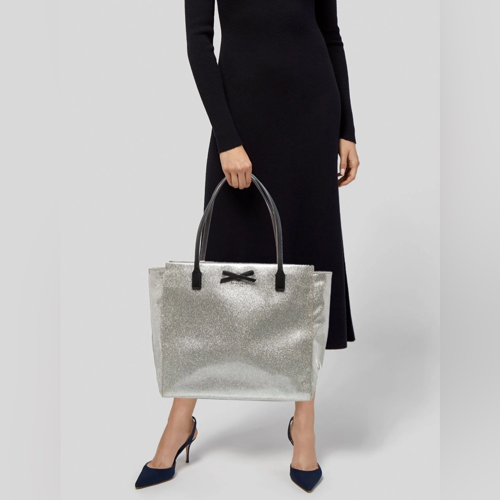 Kate Spade Silver Sparkle Tote